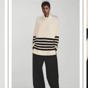 Cos Roll-Neck Striped Jumper